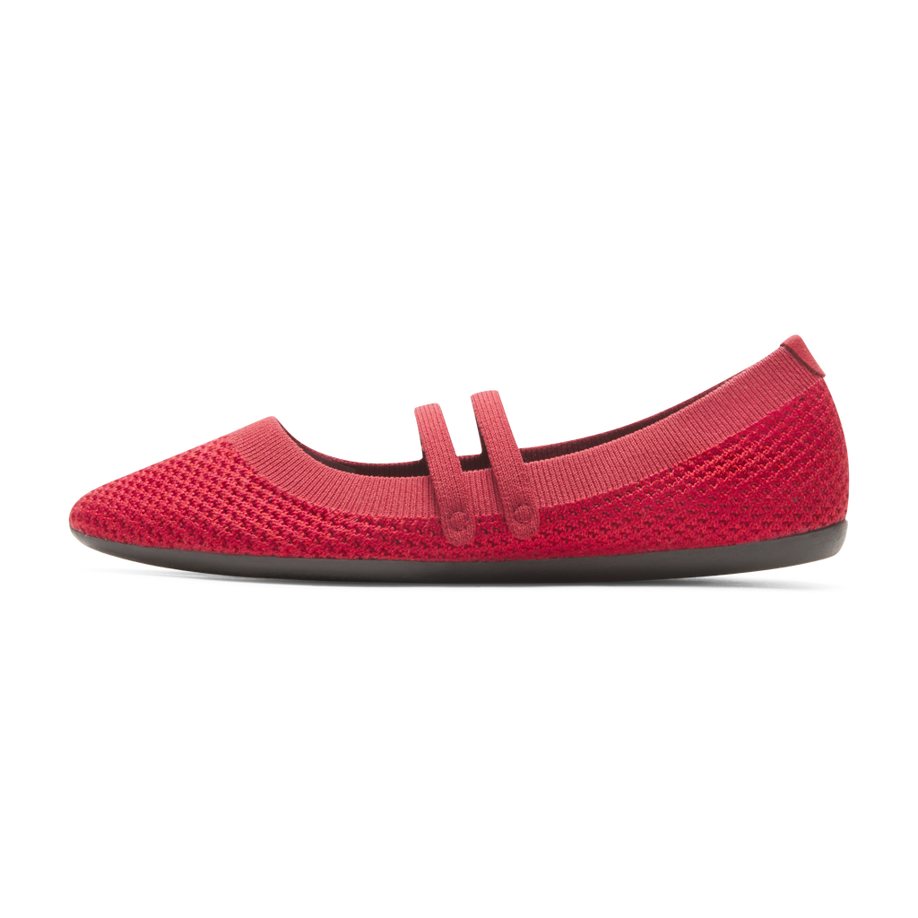Women's Breezer Mary Jane - Warm Red (Dark Anthracite Sole)
