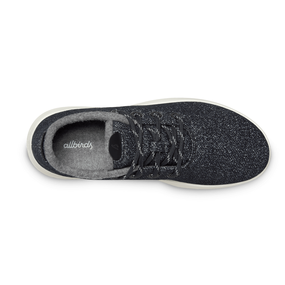 Women's Wool Runner Mizzles - Dark Grey (Natural White Sole)