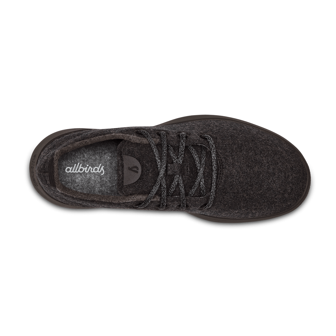 Men's Wool Runner - Natural Black (Black Sole)