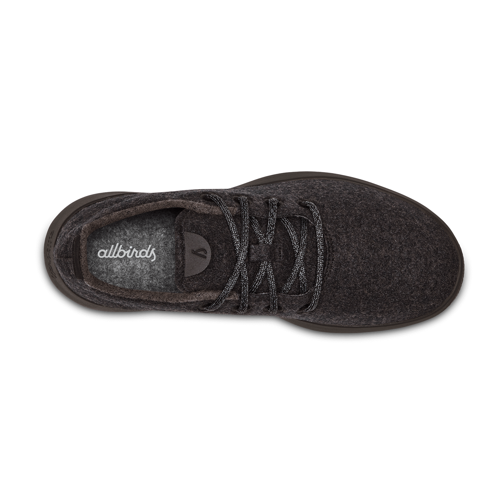 Men's Wool Runner - Natural Black (Black Sole)