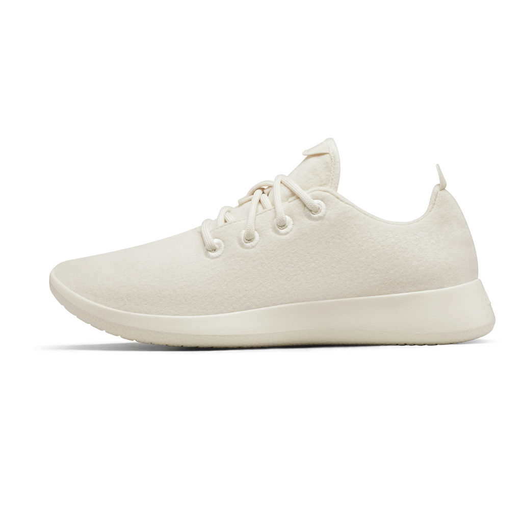 Women's Wool Runner - Natural White 2 (Cream Sole)