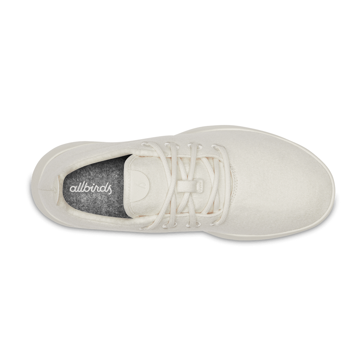 Men's Wool Runner - Natural White 2 (Cream Sole)