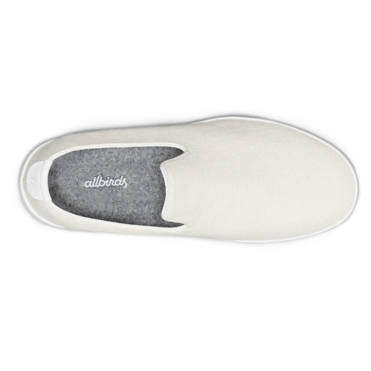 Women's Wool Loungers - Natural White (White Sole)