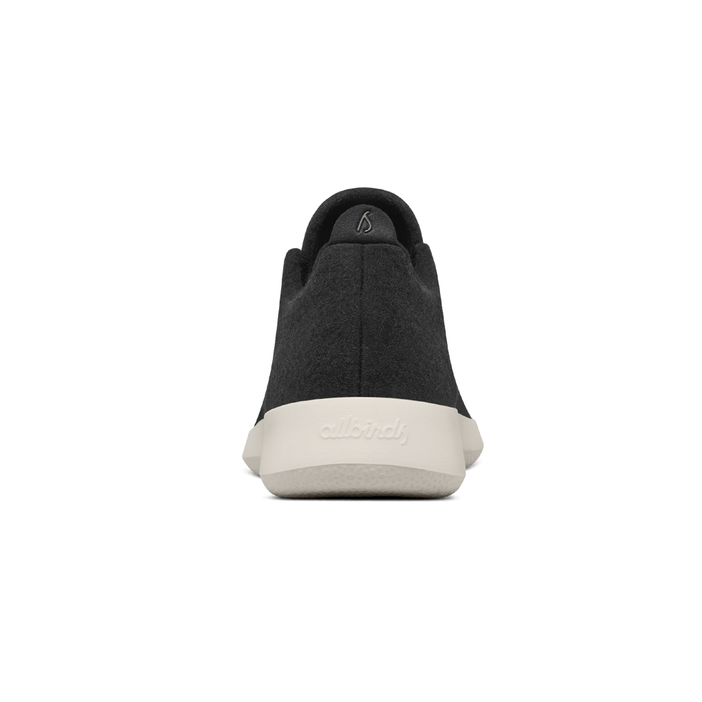 Women's Wool Runner - True Black (Cream Sole)