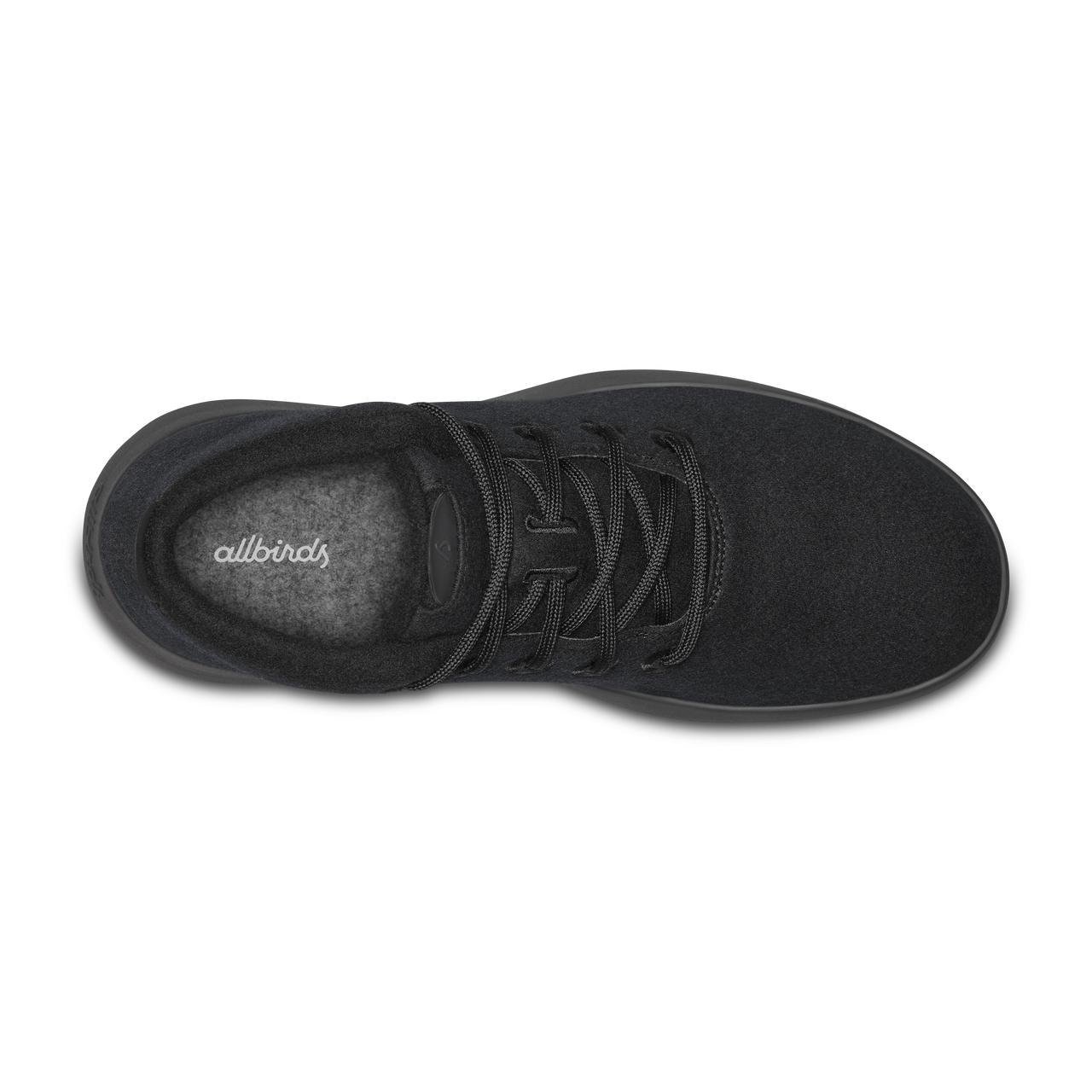 Women's Wool Runner-up Mizzle - True Black (Black Sole)