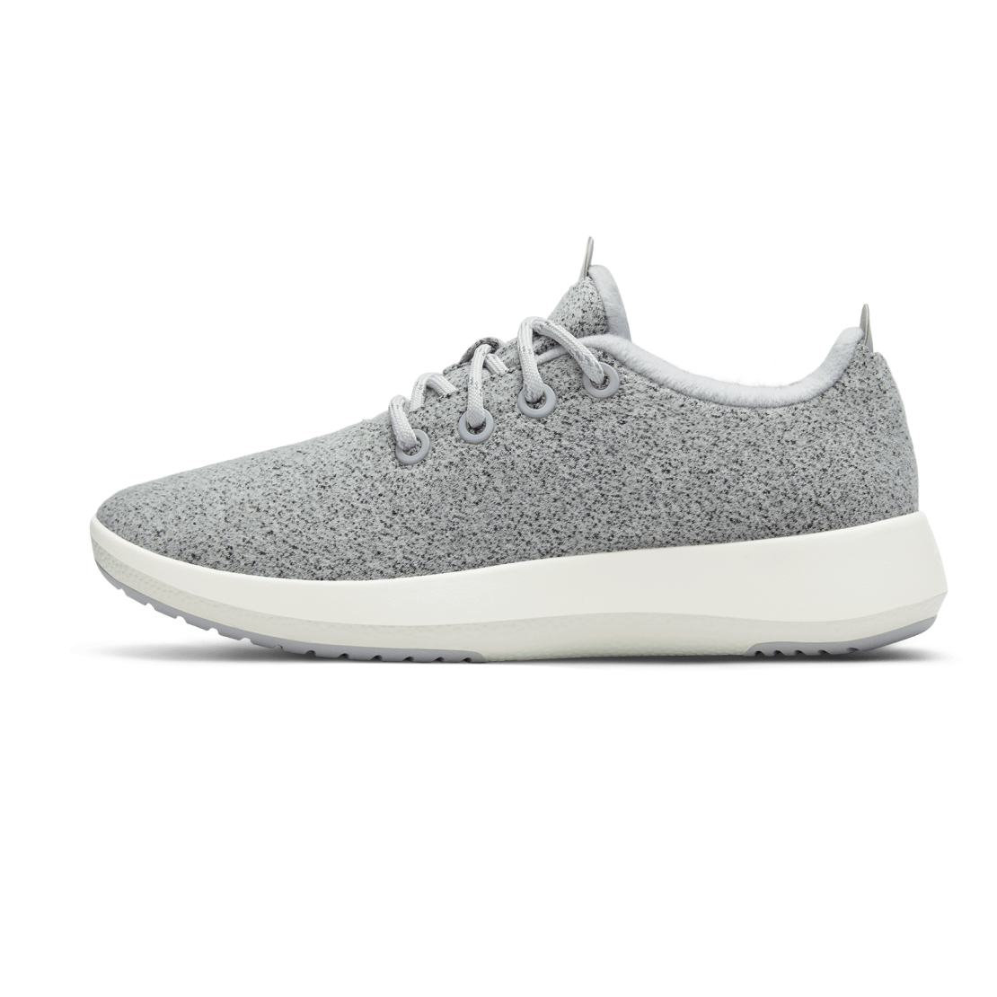 Men's Wool Runner Mizzles - Light Grey (Natural White Sole) - 1