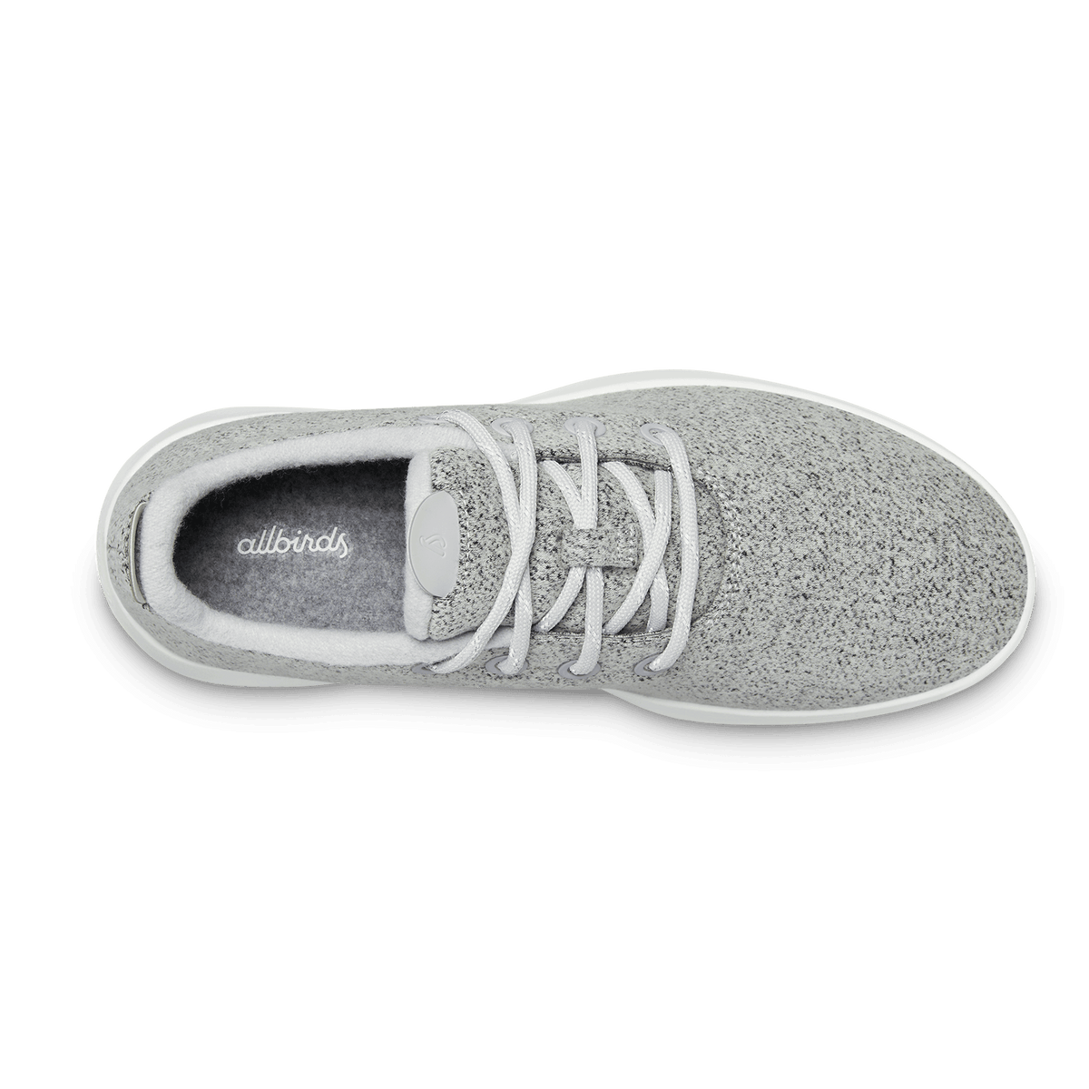 Men's Wool Runner Mizzles - Light Grey (Natural White Sole) - 1