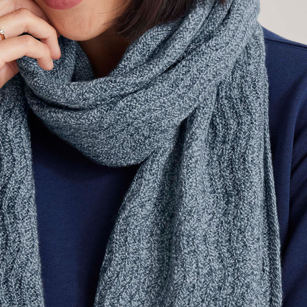 The Scarf - Blue Grey Marl