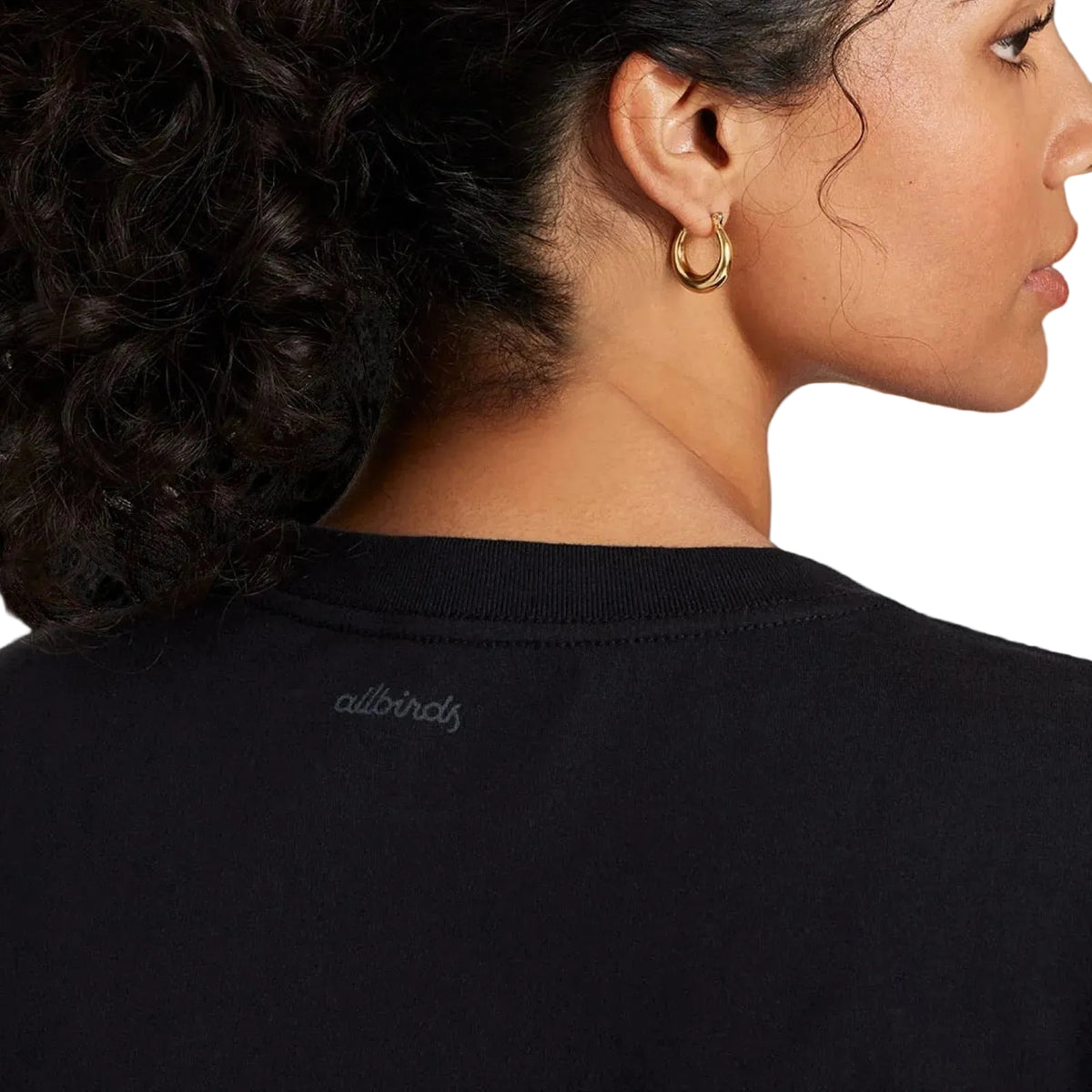 Women's Organic Cotton Tee - Natural Black